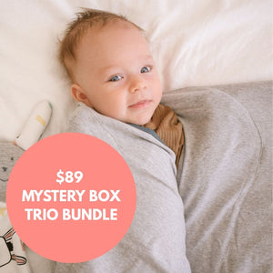 Mystery box swaddle blanket trio