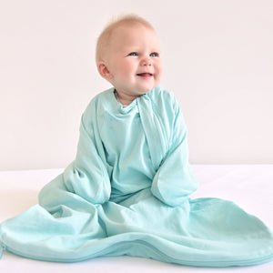 Baby sleep sack for transitioning from swaddle to free arms