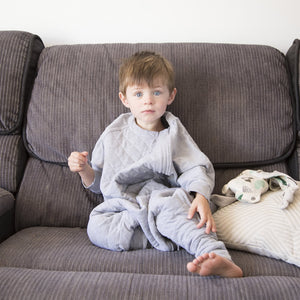 Cozy Toddler Suit, children's sleep wear designed for toddlers on the move.