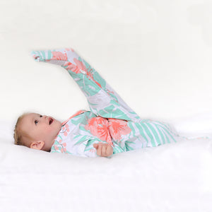 Cozy Toddler sleepsuit, the ultimate toddler pyjamas, has full inner leg zipper for easy diaper changes, no need to take off the entire suit.