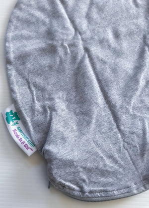 HANDS IN & OUT EXTRA-WIDE SACK (Fits Hip Harness) - Cool Grey (All Year Round | Organic)