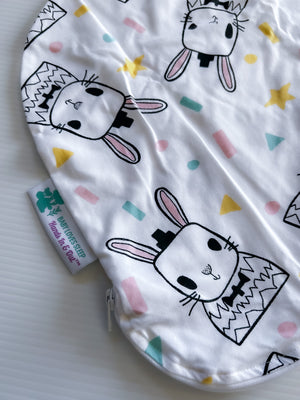 HANDS IN & OUT EXTRA-WIDE SACK (Fits Hip Harness) - Some Bunny Loves You (All Year Round | Organic)