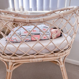 Koala Hugs newborn swaddle wrap helps calm baby's startle reflex