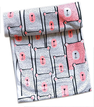 Koala Hugs Newborn Swaddle Wrap - Pinky Bears