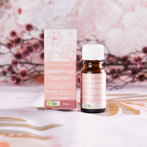 Lively Living certified organic pure essential oil to help anxiety