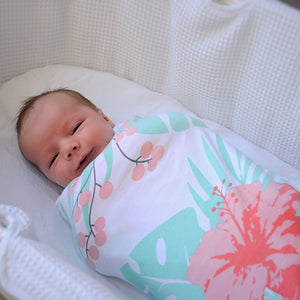 Koala Hugs newborn swaddle wraps to help calm the startle reflex for sleeping baby