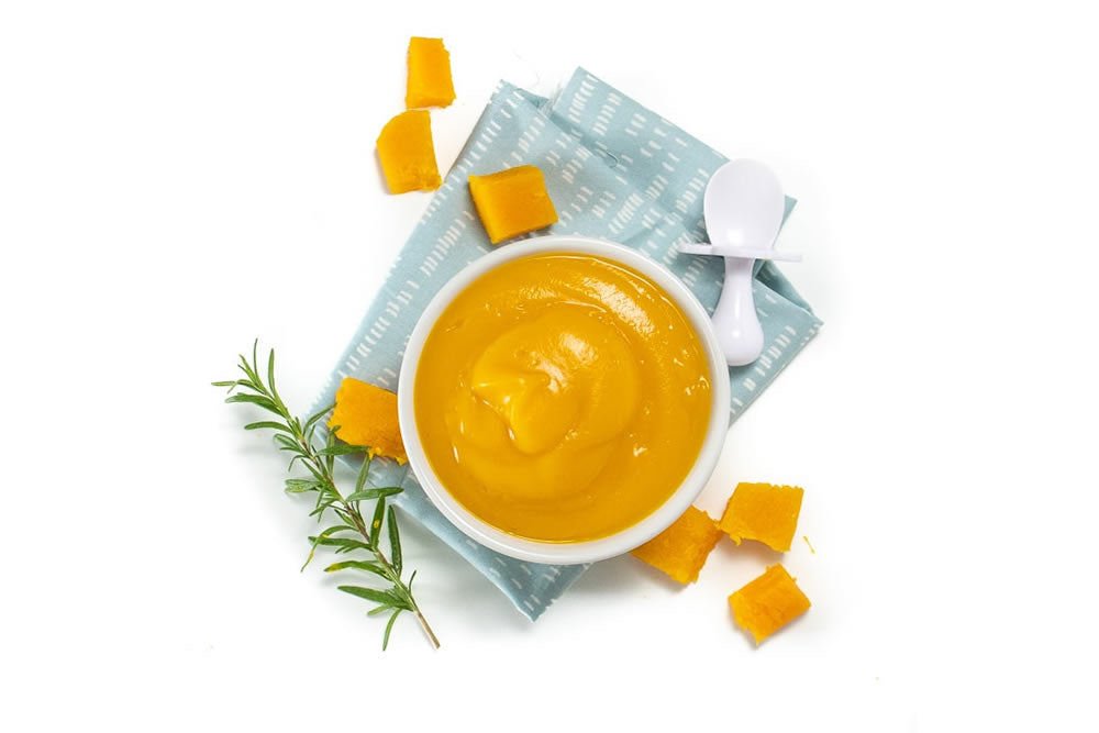 Starting Solids Recipe: Roasted Butternut Squash (+ Chicken)
