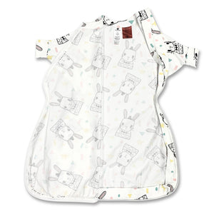 Some bunny loves you baby sleep sack with two-way zipper