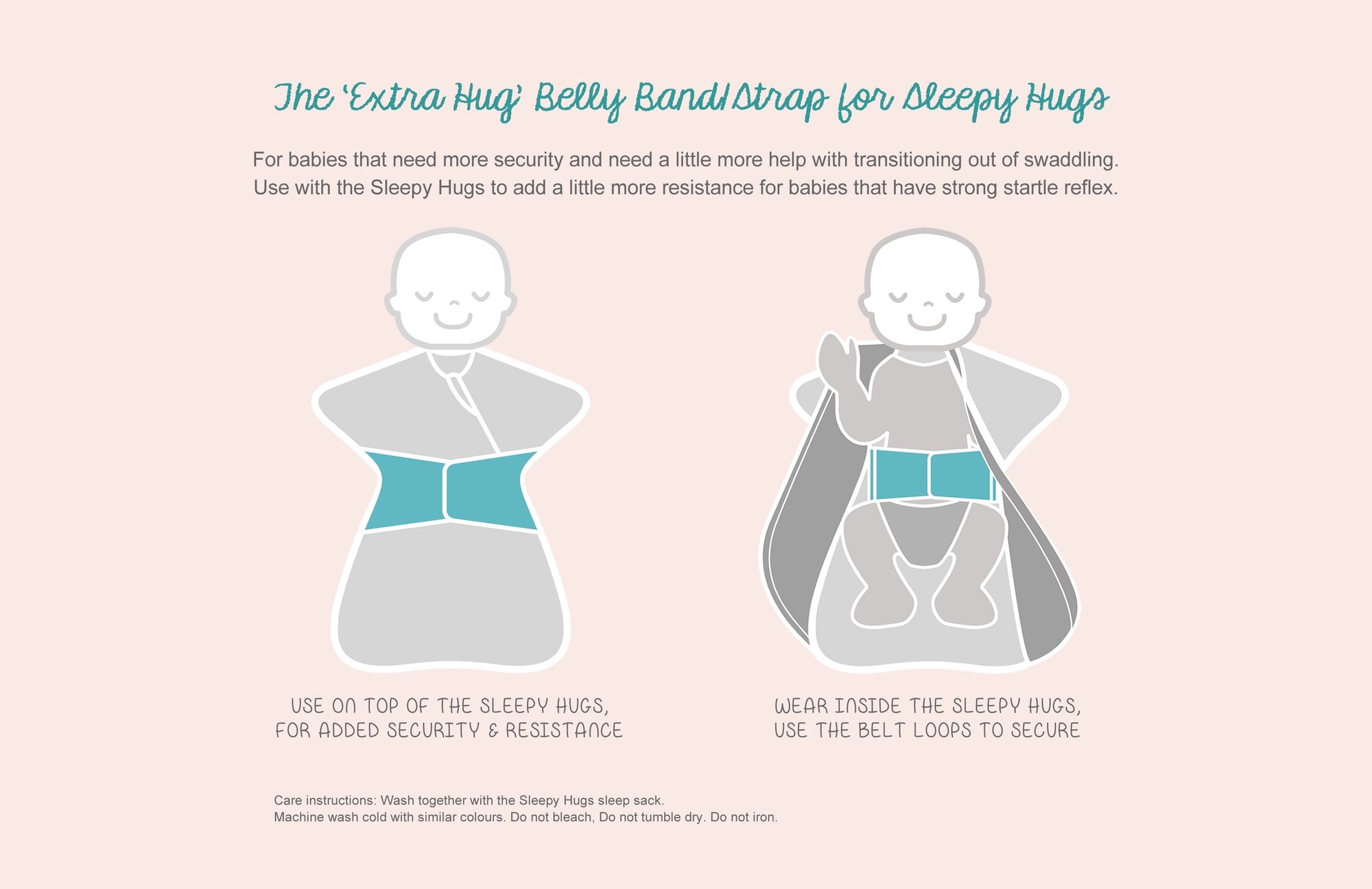 Baby Loves Sleep Extra Hug Baby Belly Band