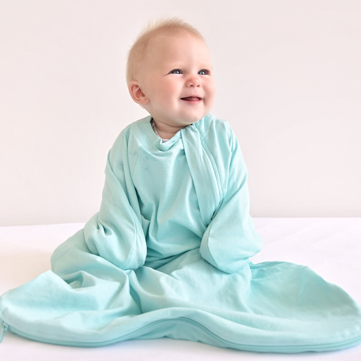 summer sleep sacks for infants Summer Baby Sleep Sack (Mint) | Baby Loves Sleep Co