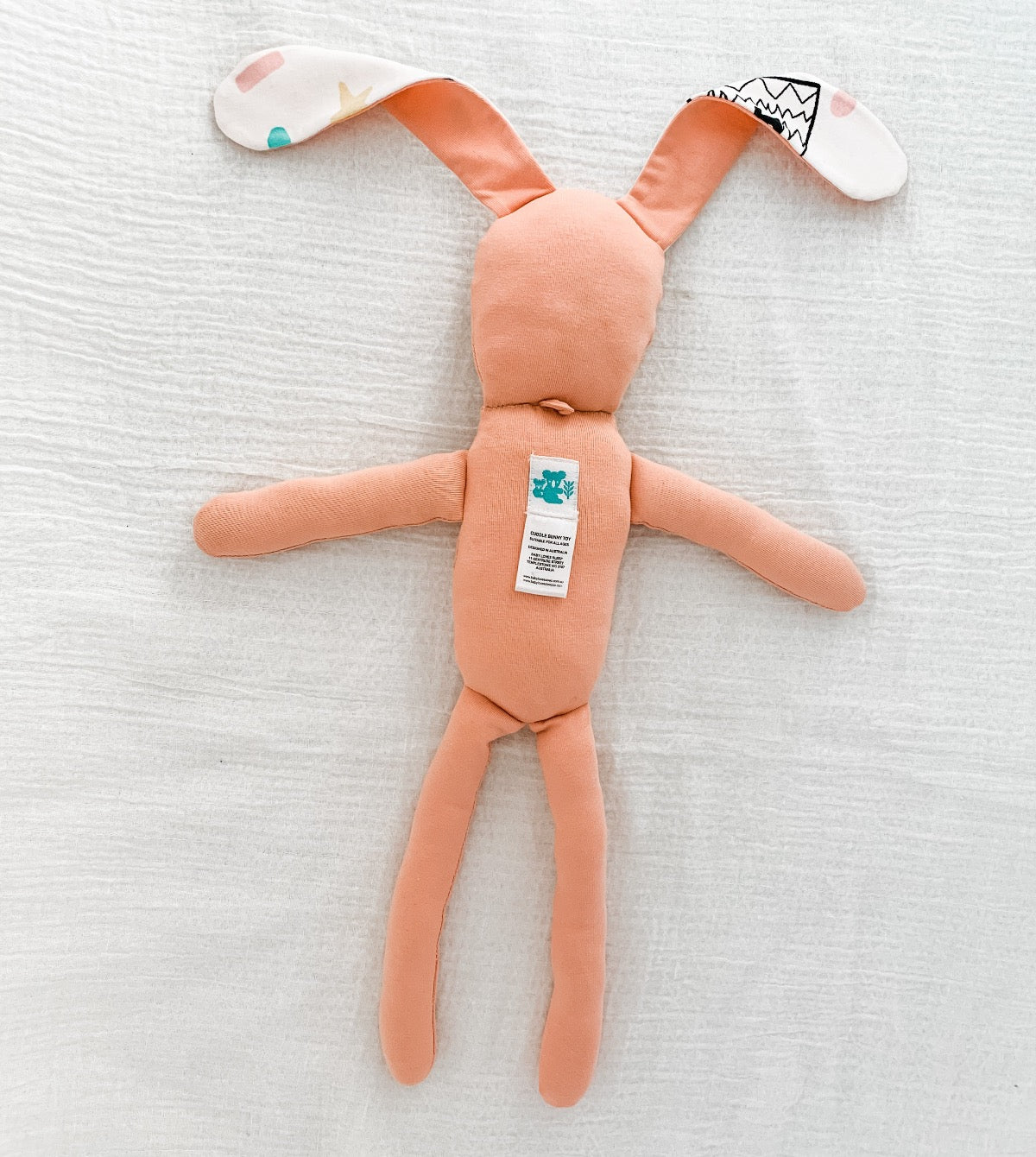 soft pink bunny long ears