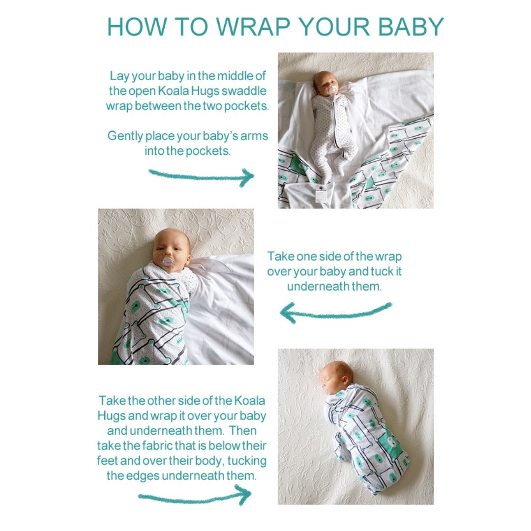 How to swaddle your baby with a swaddle blanket
