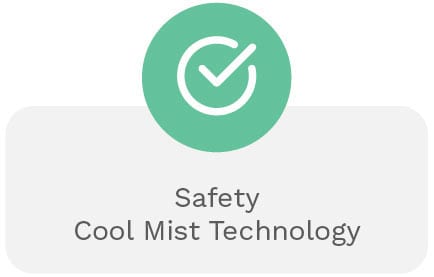 The Aroma Snooze has a safe cool mist technology and doesn't use heat resulting in condensation.