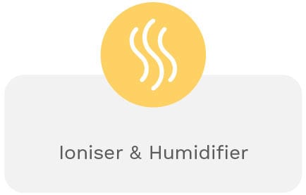 The Aroma Snooze functions as a humidifier as well as an air purifier for breathing healthy air in your home