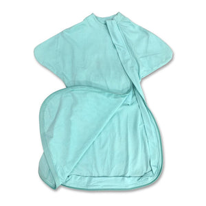 Summer swaddle sleep sack breathable with easy diaper changing zips