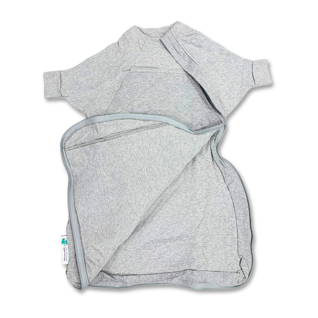 Winter baby swaddle sack with easy diaper changing 