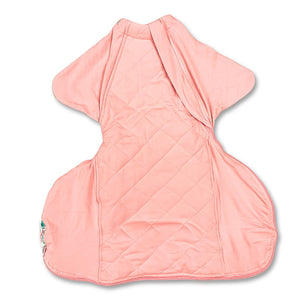 Winter baby swaddle sack with two-way zipper