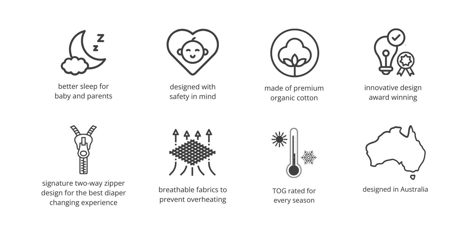 Baby Loves Sleep award winning features