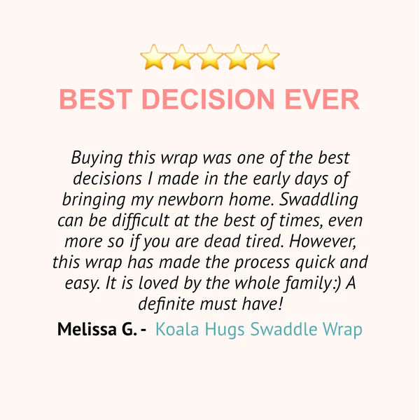 Baby swaddle wrap customer review