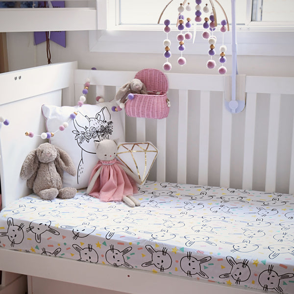 100 cotton 2025 crib sheets