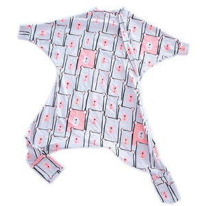 X Cozy Toddler Suit - Pinky Bears (All Year Round | Organic)