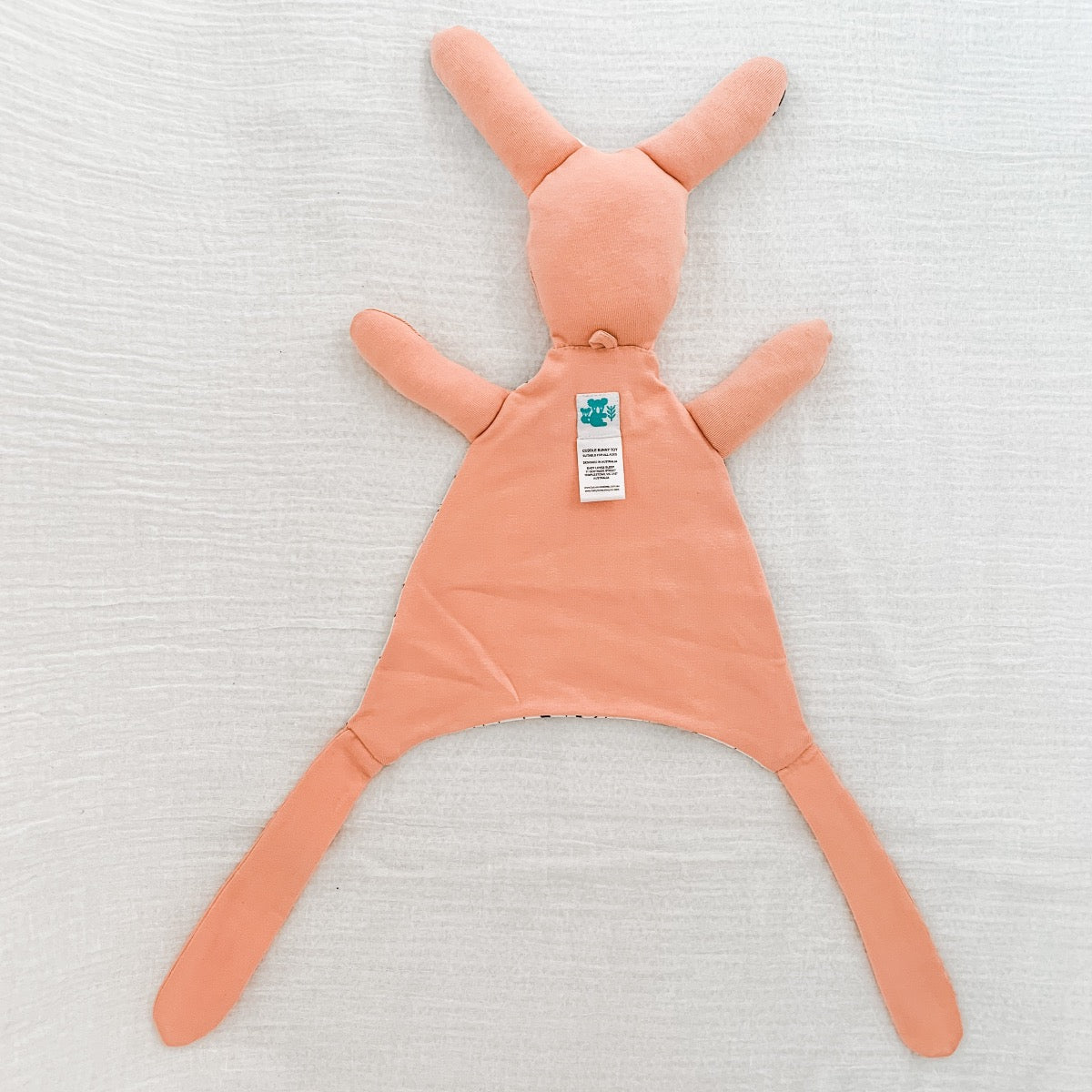 organic bunny baby security blanket lovey