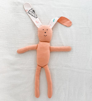 soft pink bunny doll for toddler