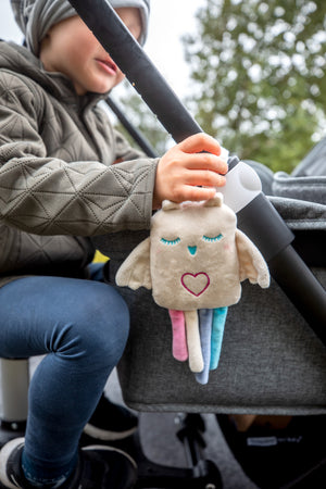 The Lulla Owl is a comforter and sleep aid, helps your baby sleep better