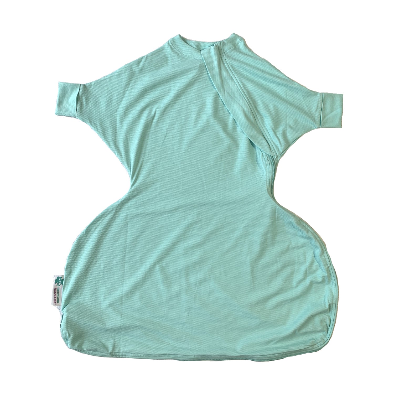 Baby sleep sack for babies wearing a hip harness due to hip dysplasia