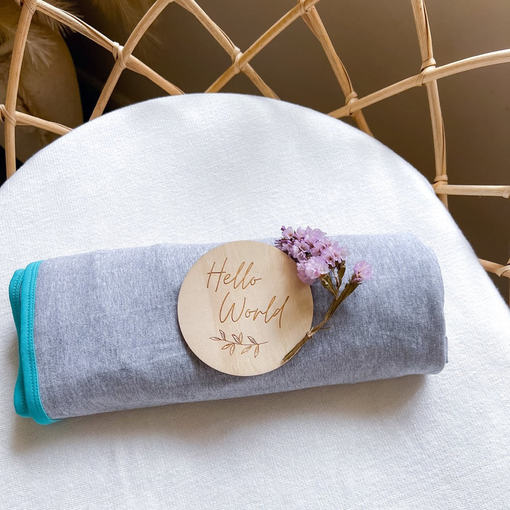 Koala Hugs newborn swaddle wrap helps calm startle reflex for sleeping baby