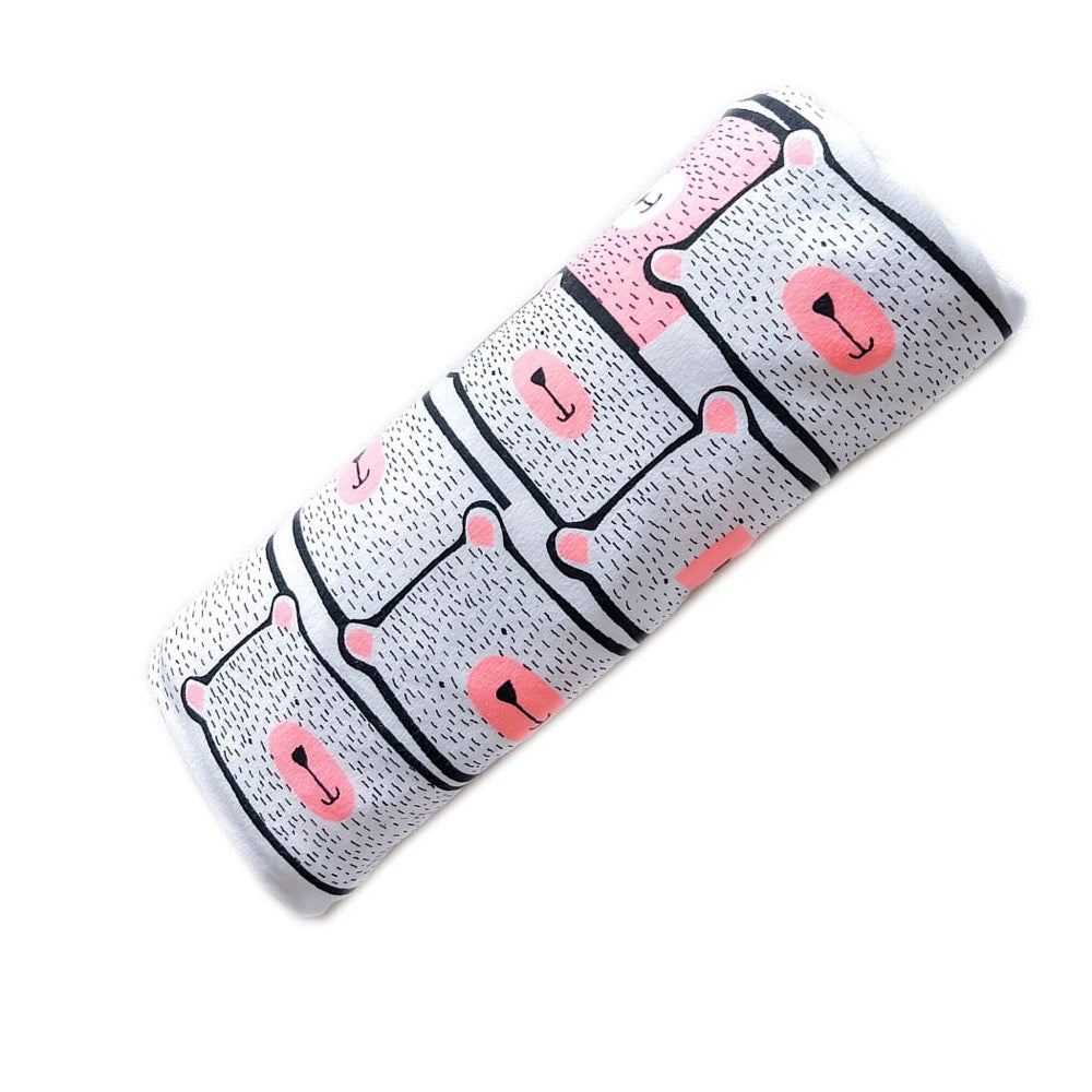 Koala Hugs newborn swaddle wrap helps calm baby's startle reflex