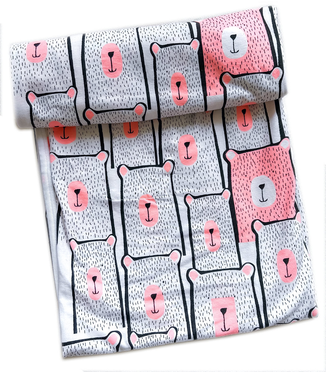 Koala Hugs Newborn Swaddle Wrap - Pinky Bears