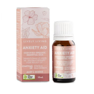 Lively Living certified organic pure essential oil to help anxiety