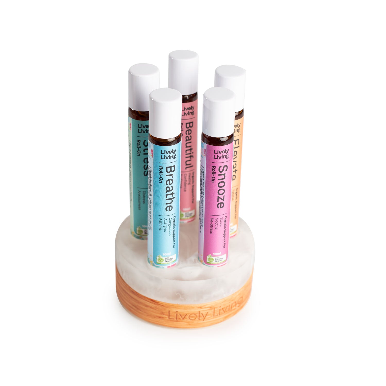 Essential Oil ROLL-ON Stand/Holder - Marble