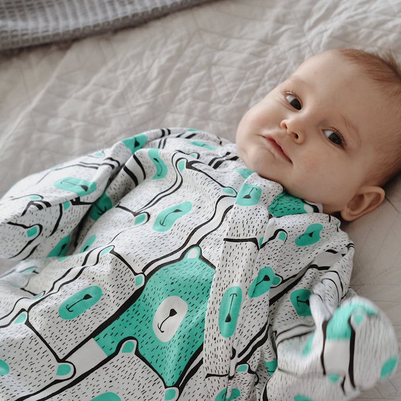 Baby Swaddle Blanket with Arm Pockets | Baby Loves Sleep