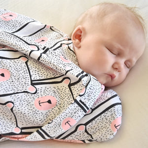 Baby sleep sack for swaddle transitioning. 