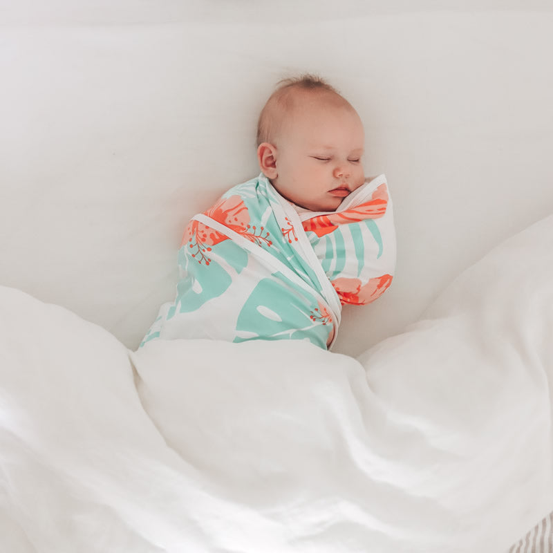 Baby Swaddle Blanket with Arm Pockets | Baby Loves Sleep