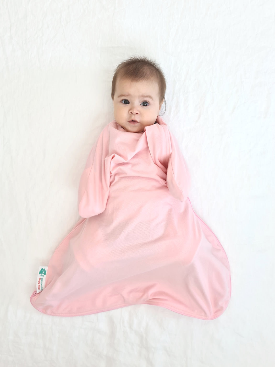 Sleepy Hugs Extra-Wide Sack (Fits Hip Harness) - Candy Pink (Summer | Organic)