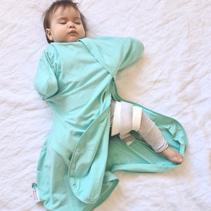Baby sleep sack for hip dysplasia, spica cast, rhino brace