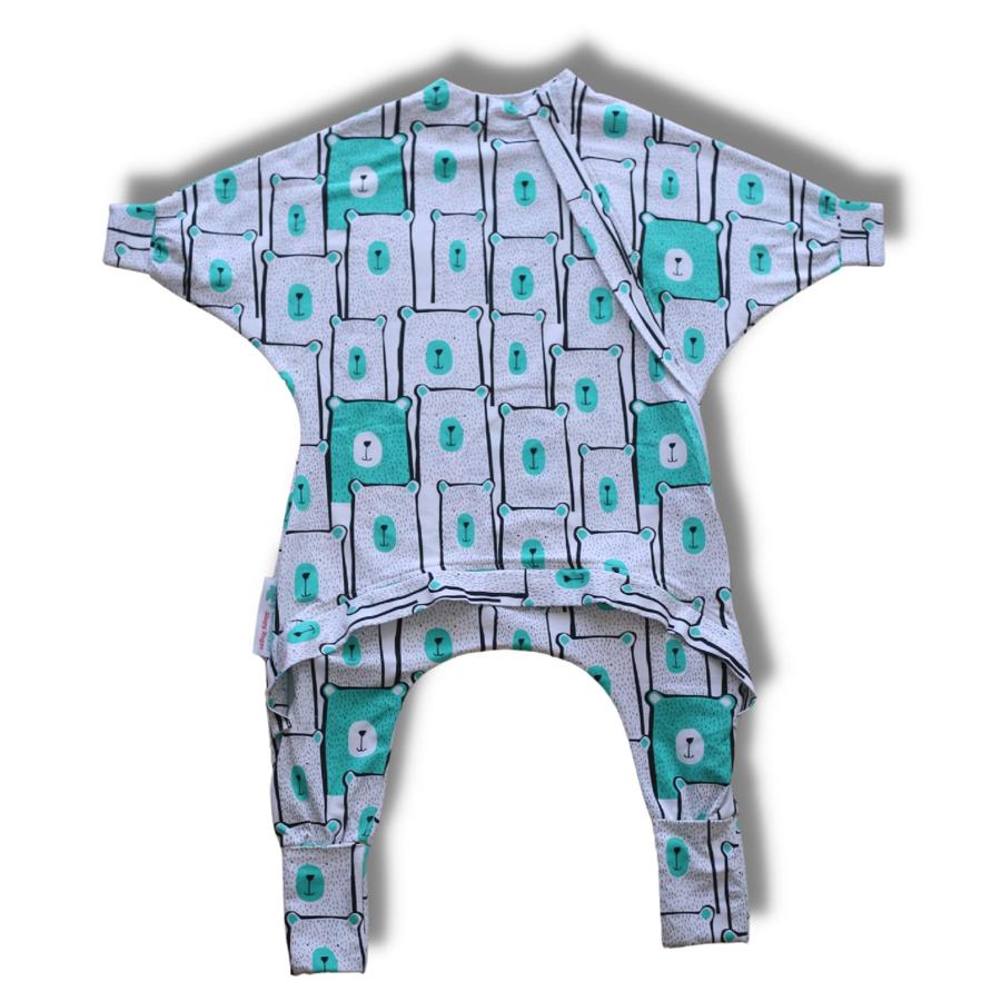 Sleepy Toddler Onesie Suit - Minty Bears (All Year Round)
