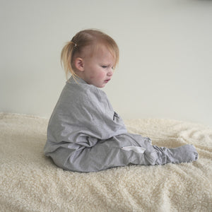 Sleepy Toddler Onesie Suit - Cool Grey (All Year Round | Organic)