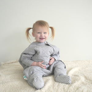 Sleepy Toddler Onesie Suit - Cool Grey (Winter | Organic)